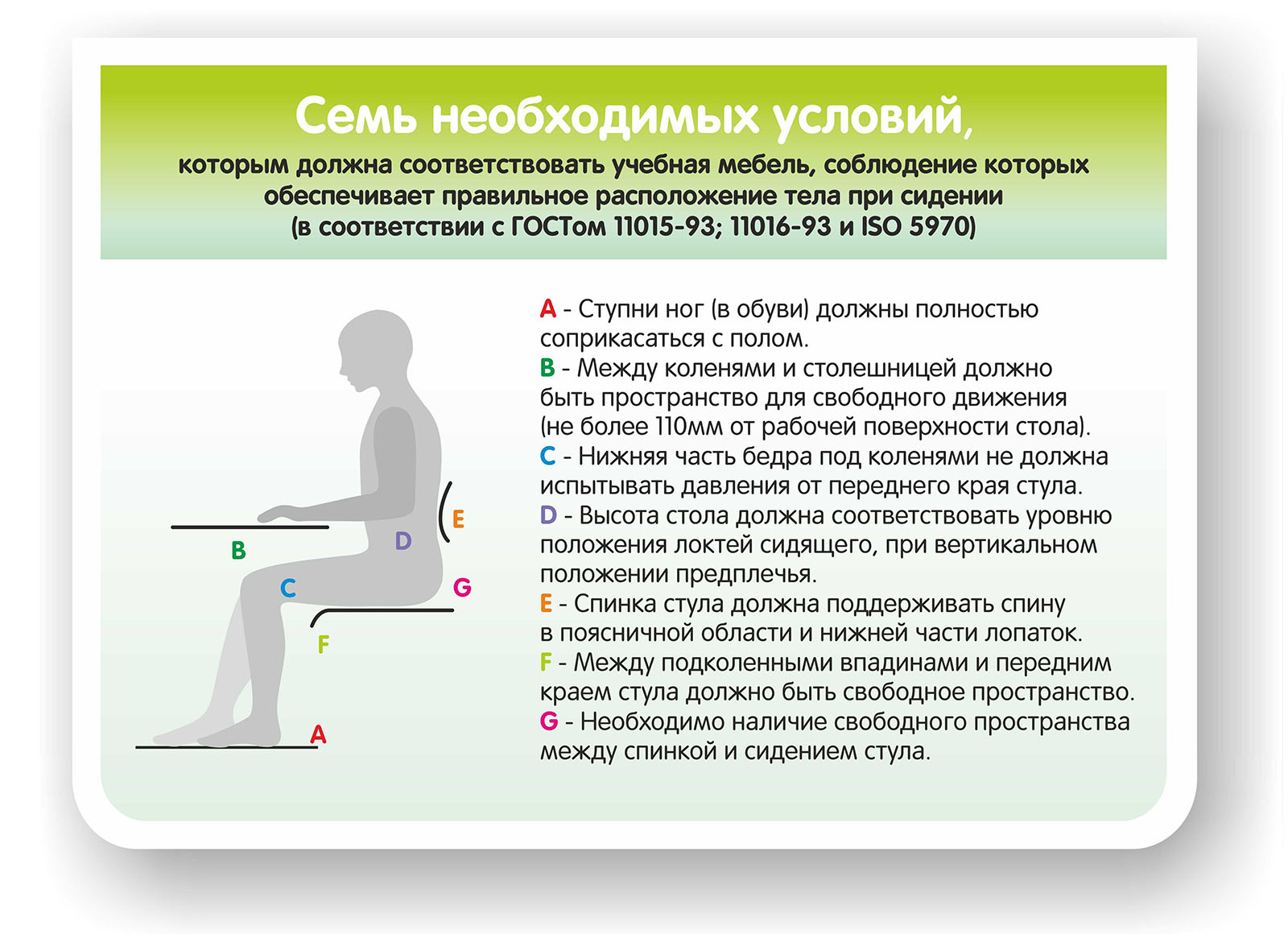 стул ученический 4 6 группа роста размеры